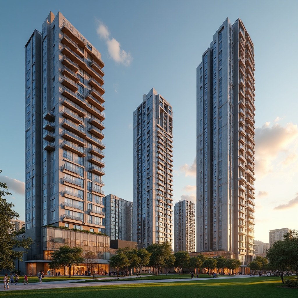 Modern residential buildings in Buenos Aires showcasing contemporary real estate development architecture